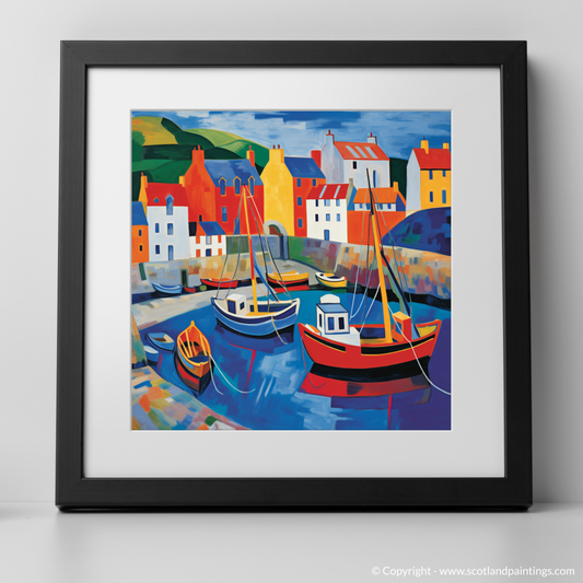 Fauvist Echoes of Gardenstown Harbour