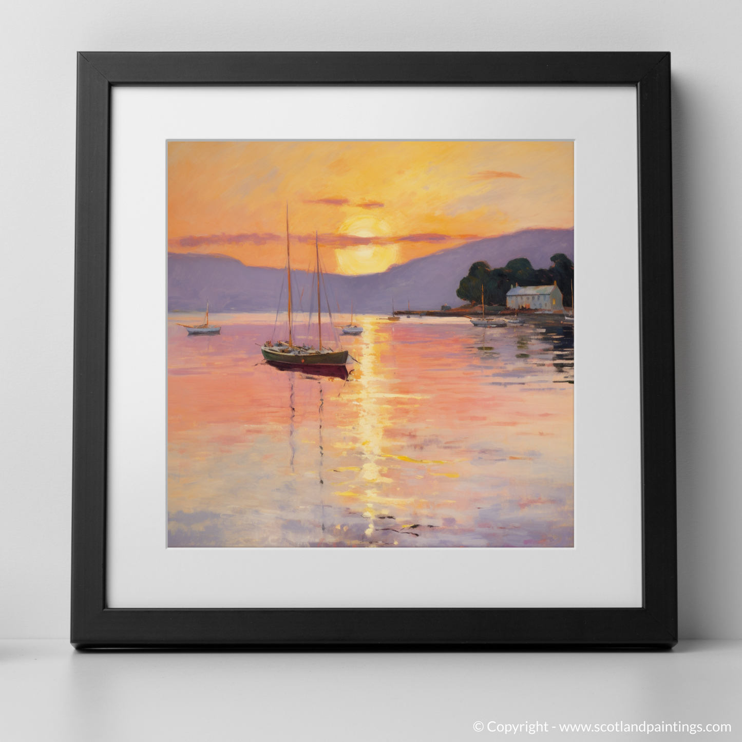 Sunset Embrace at Port Appin Harbour