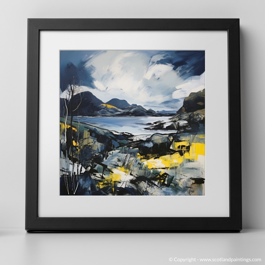 Storm over Shieldaig: An Abstract Expressionist Ode to Scottish Coves