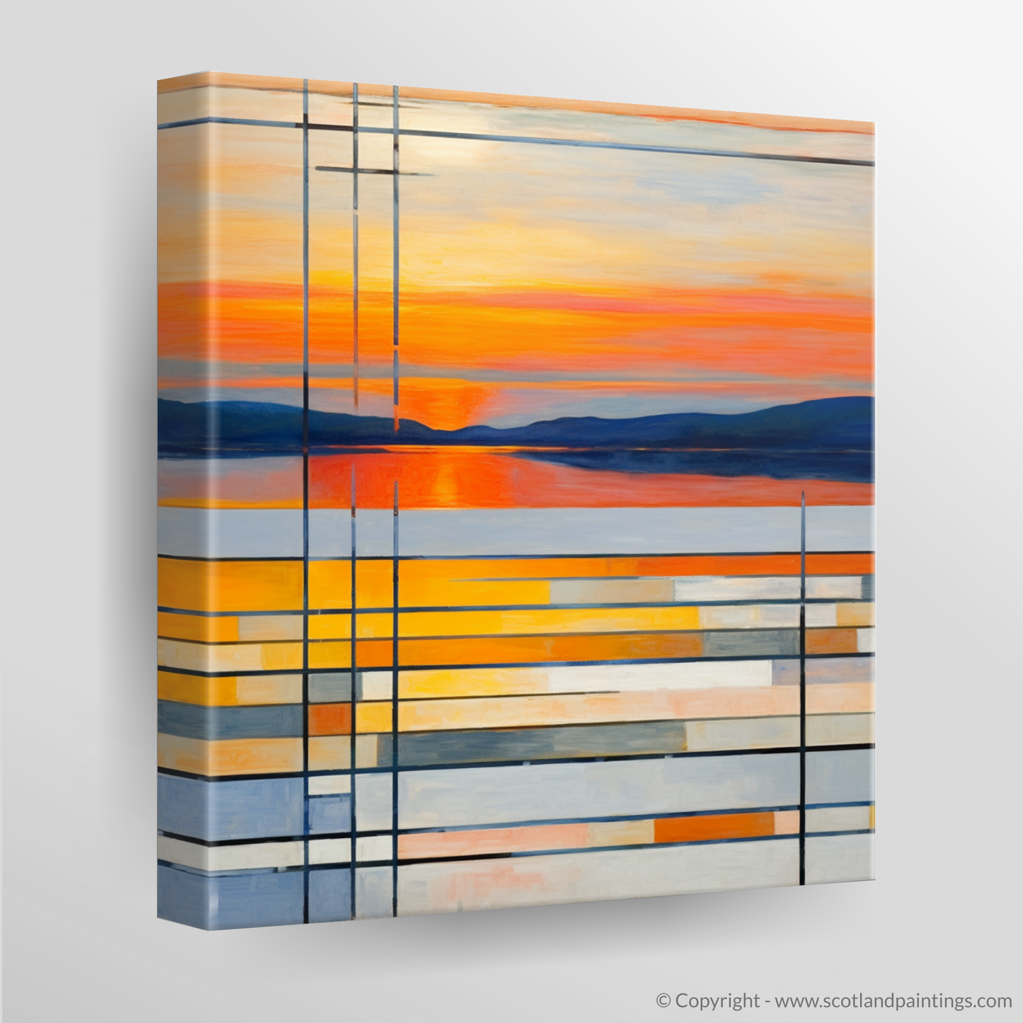 Sunset Symphony at Traigh Mhor - Abstract Interpretation