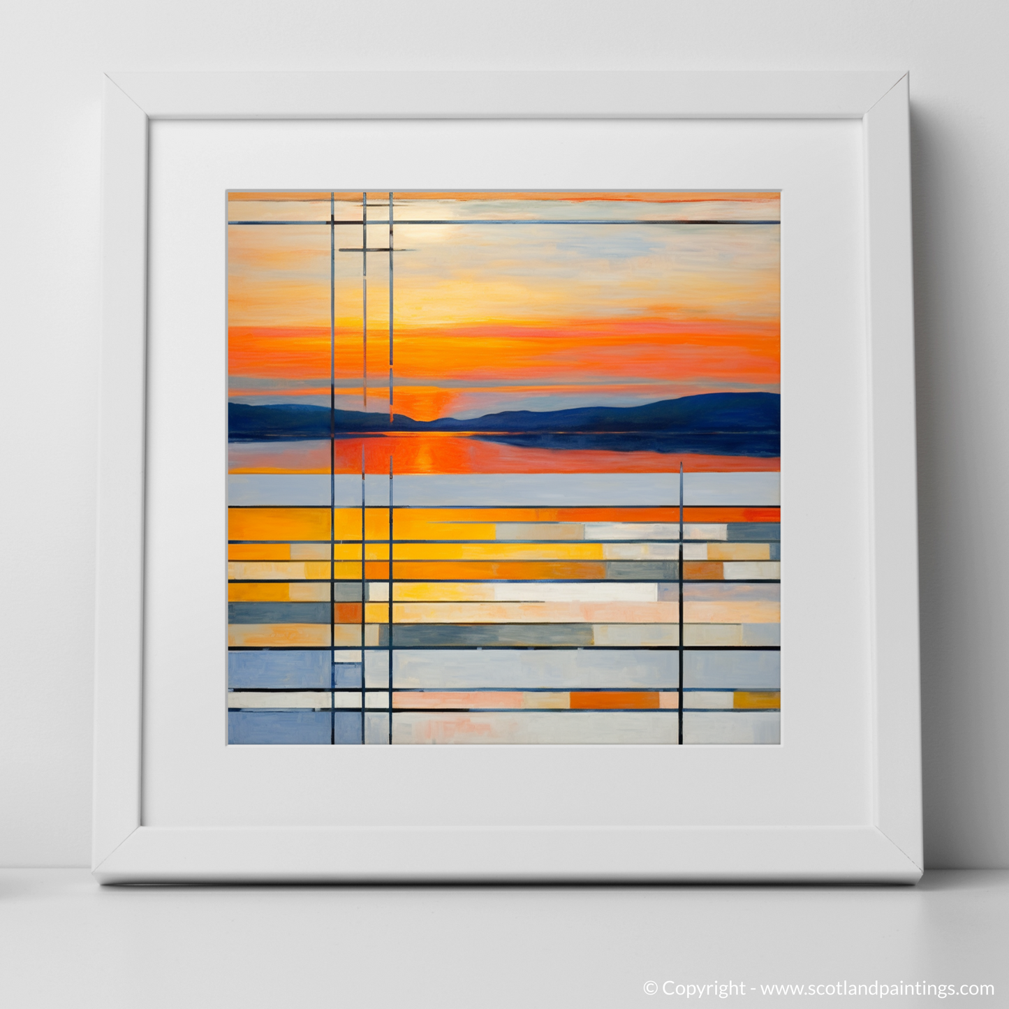 Sunset Symphony at Traigh Mhor - Abstract Interpretation