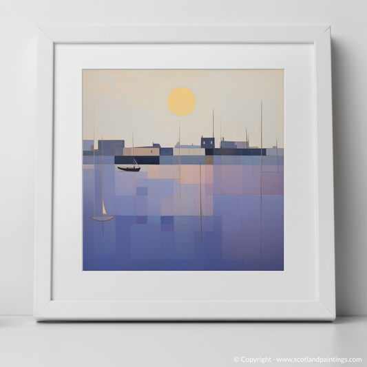 Dusk at Port Ellen Harbour: A Minimalist Ode