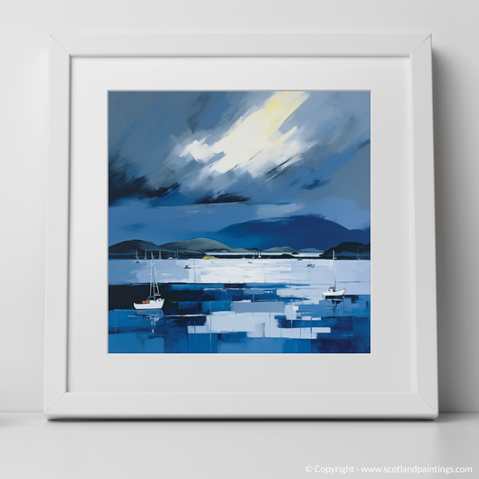 Storm over Port Appin Harbour: A Minimalist Seascape