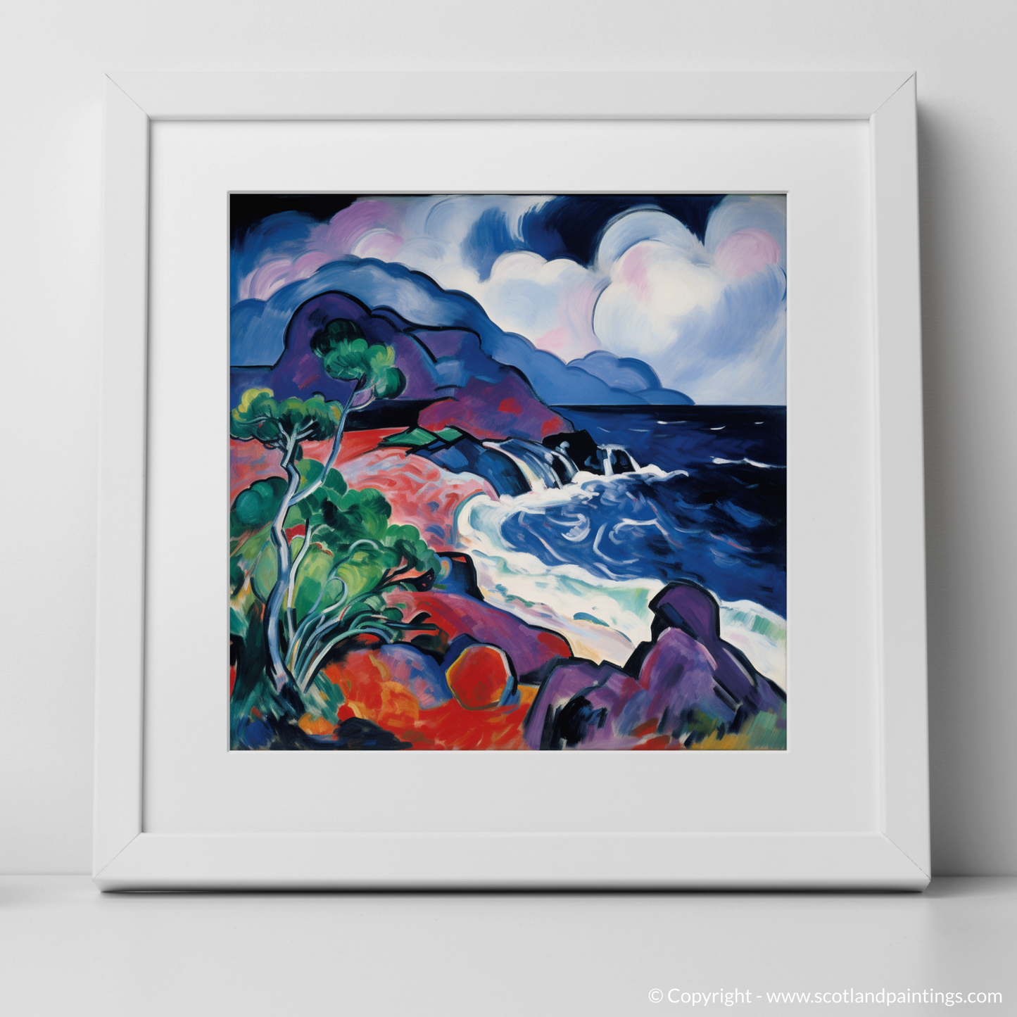 Fauvist Fury: Storm over Langamull Bay