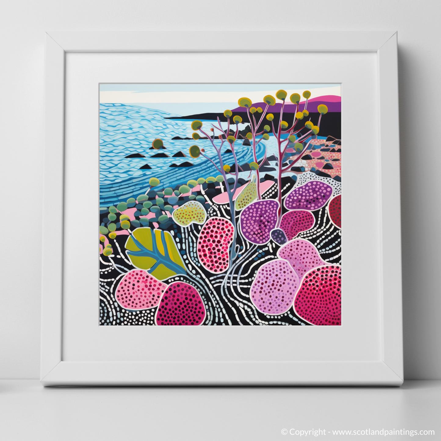Coastal Flora Pop Art: Oysterplant Wonders of Dornoch Firth