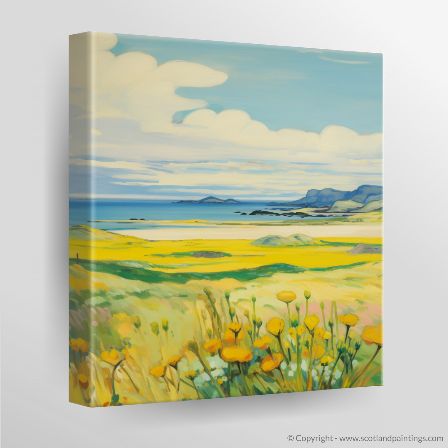 Machair Radiance: A Fauvist Ode to Scottish Summers