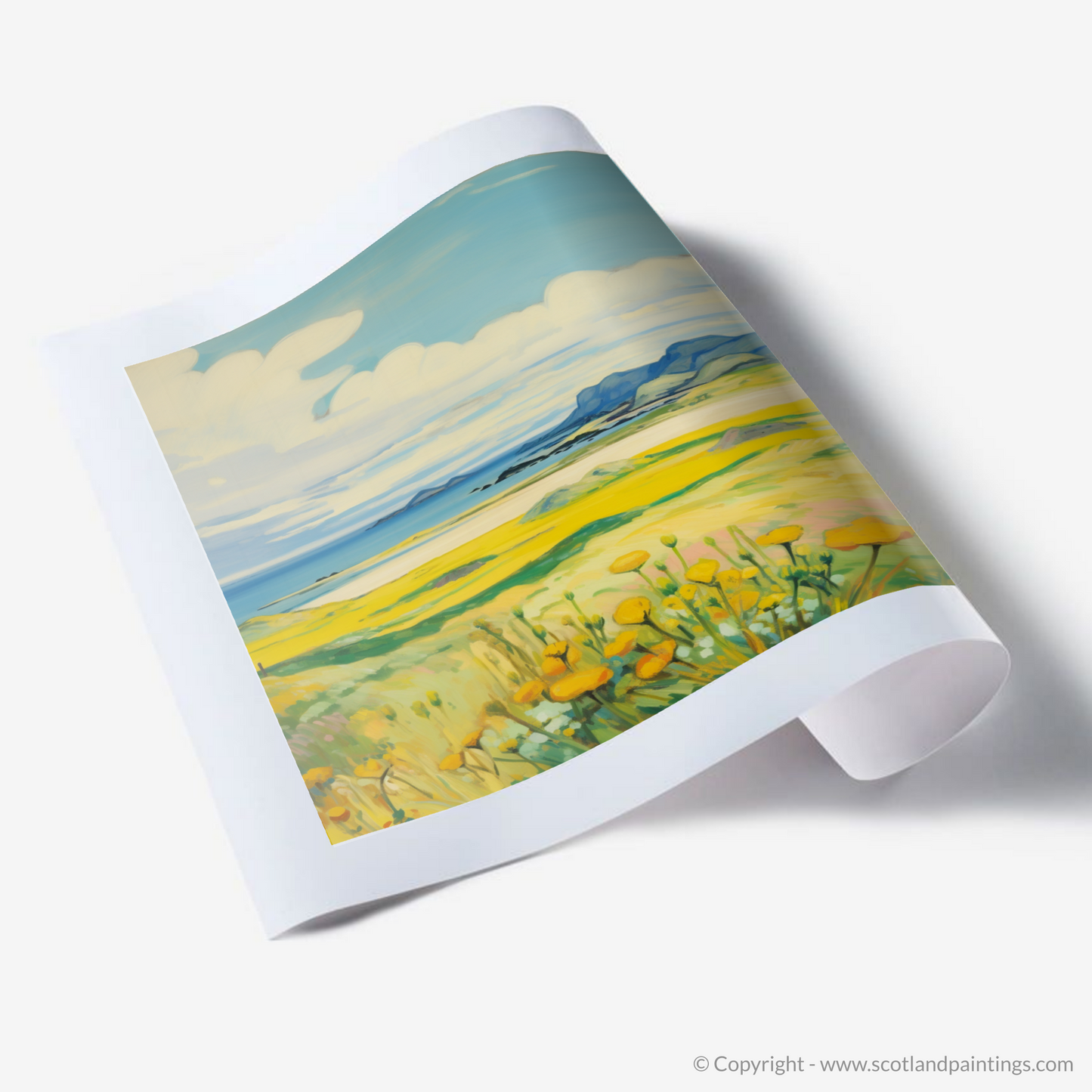 Machair Radiance: A Fauvist Ode to Scottish Summers