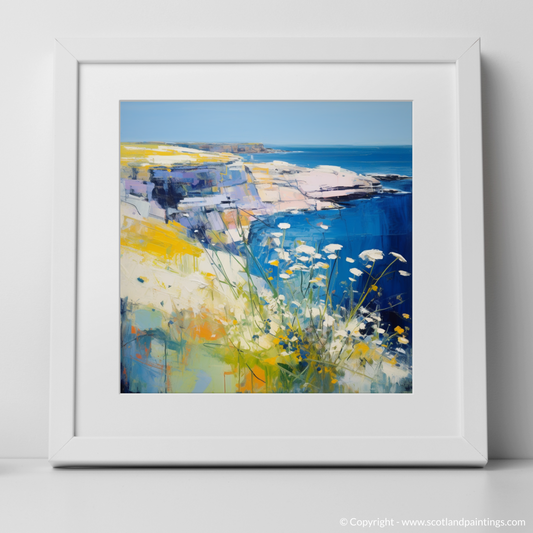Wild Cliffs and Sea Campions: An Abstract Expressionist Ode to North Berwick