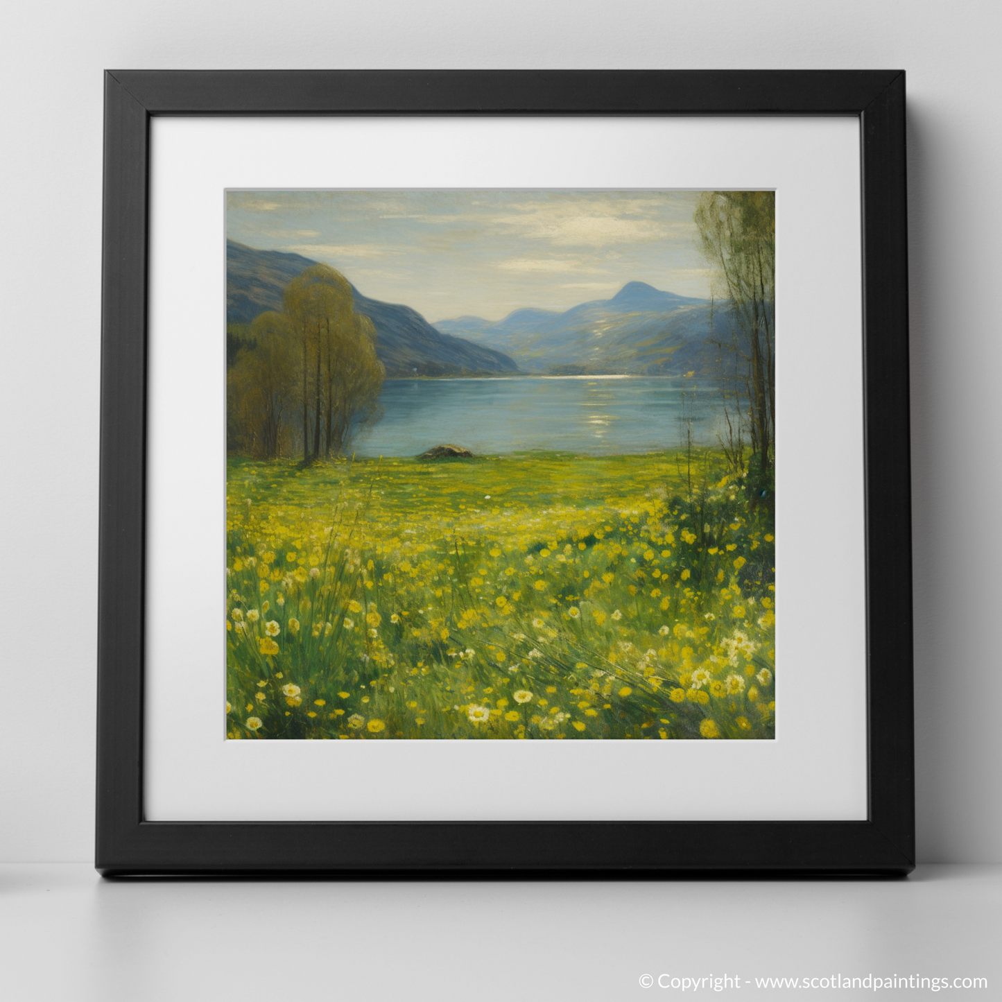 Awakening of Loch Tay: A Lesser Celandine Impression