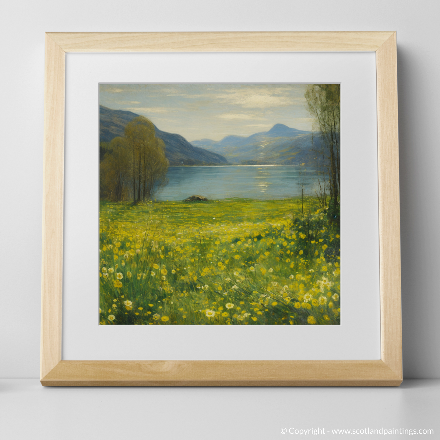 Awakening of Loch Tay: A Lesser Celandine Impression