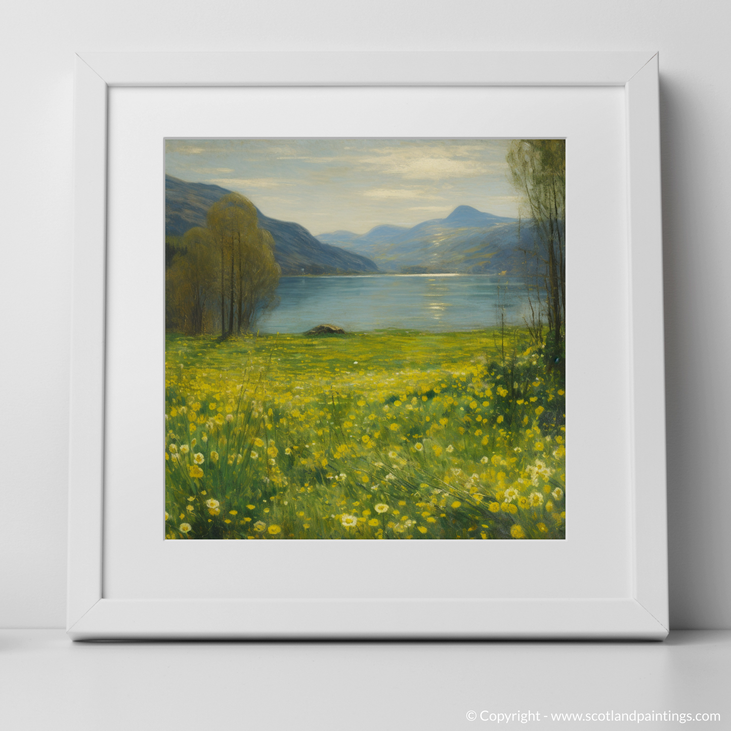 Awakening of Loch Tay: A Lesser Celandine Impression