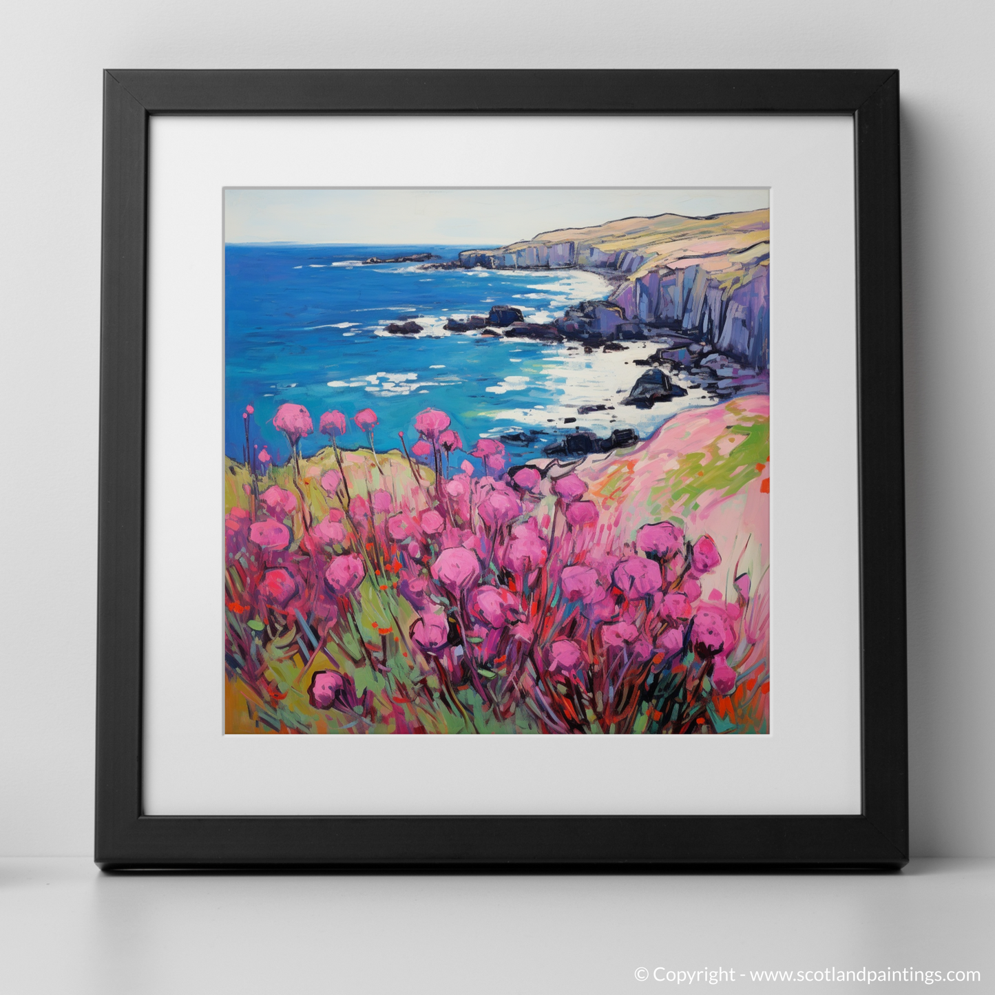 Wild Skye: A Sea Thrift Fauvist Symphony