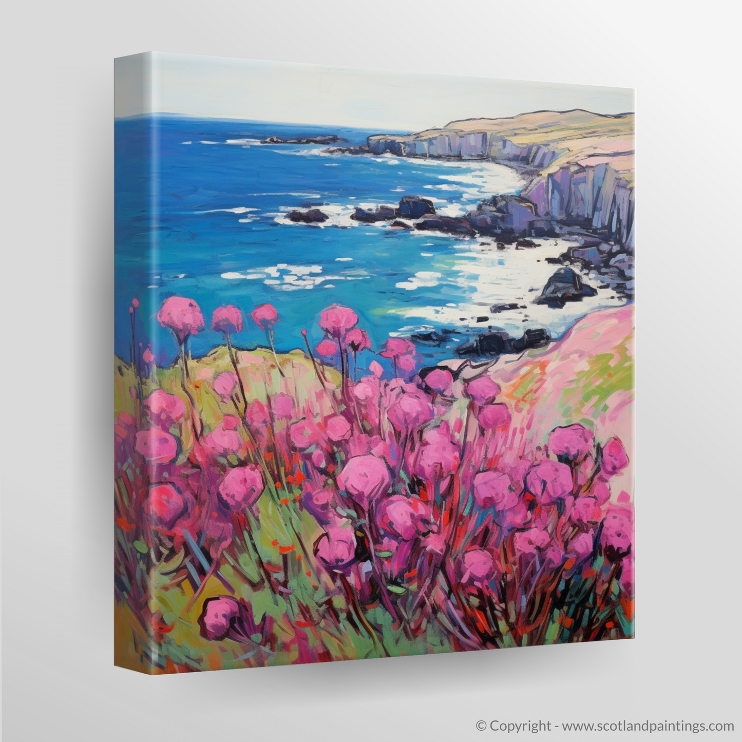 Wild Skye: A Sea Thrift Fauvist Symphony