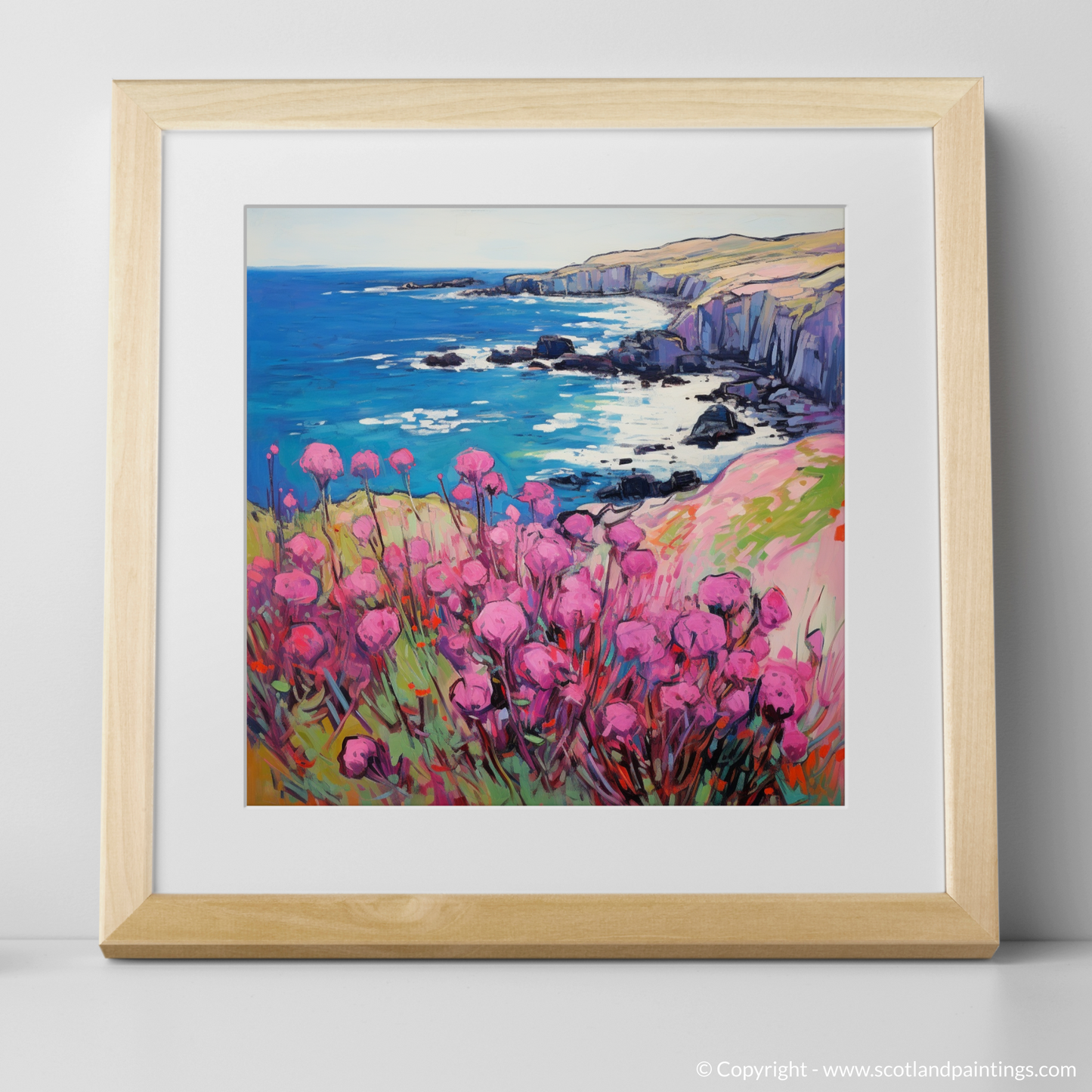 Wild Skye: A Sea Thrift Fauvist Symphony