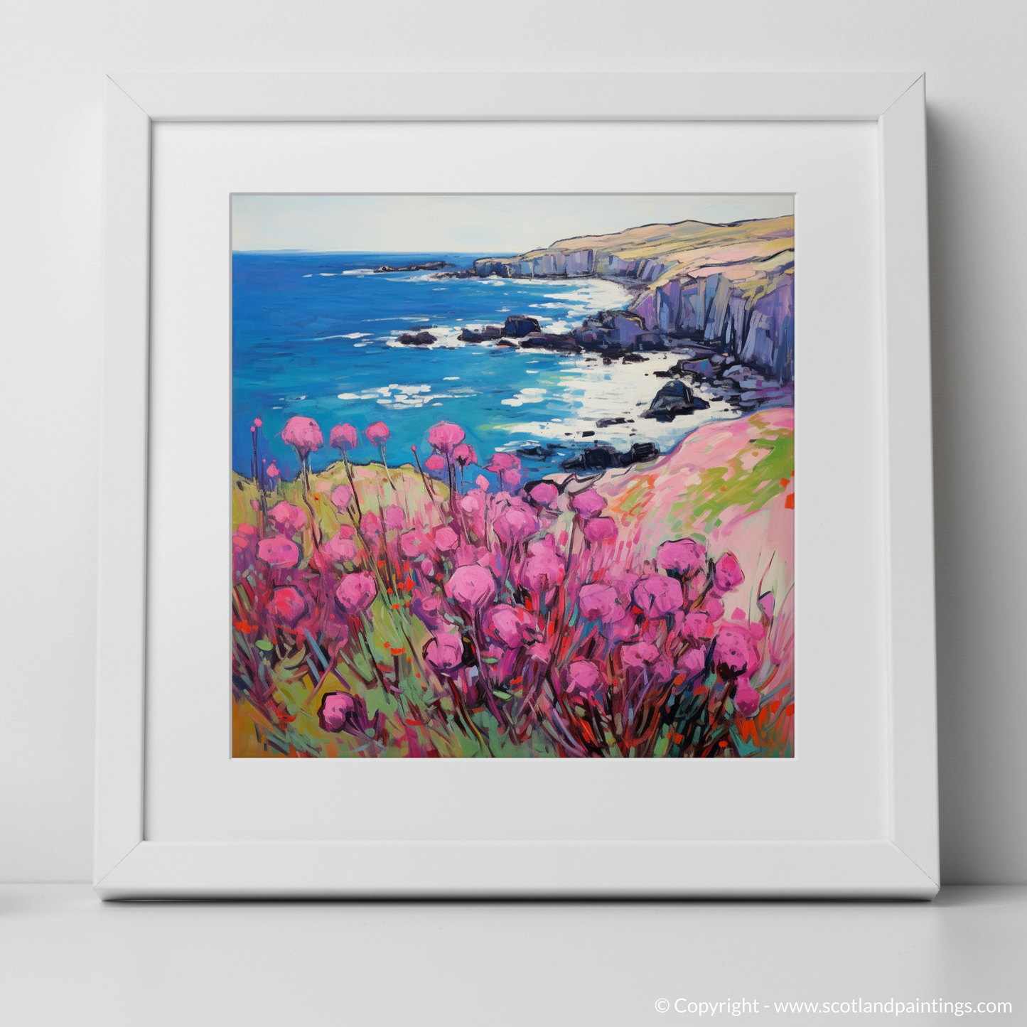 Wild Skye: A Sea Thrift Fauvist Symphony