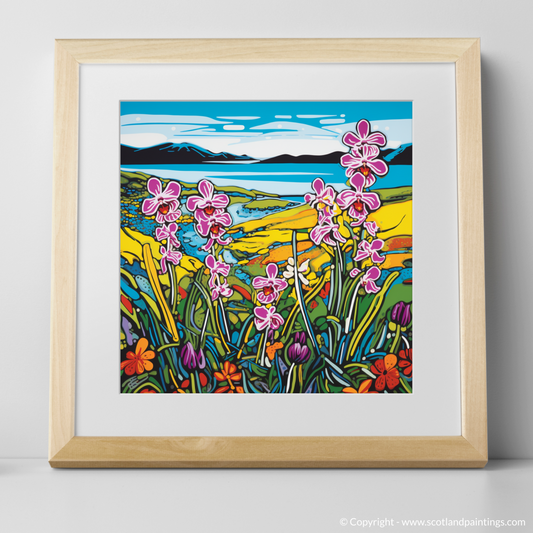 Vibrant Orchid Oasis in Uist's Machair