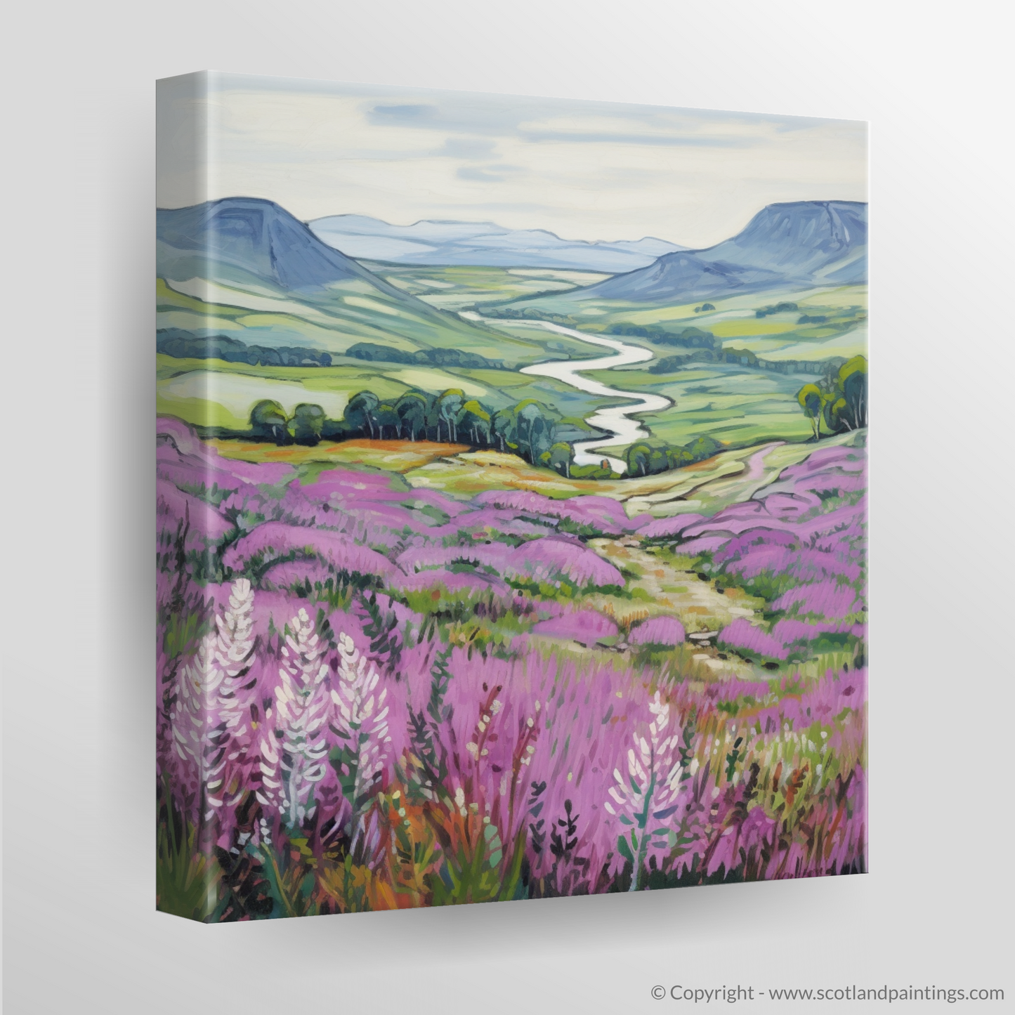 Heather Haven: A Naive Art Tribute to Cairngorms' Wilds