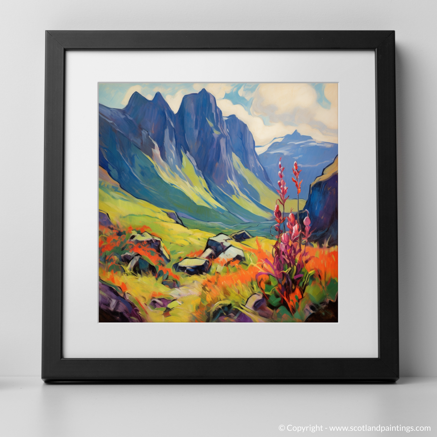 Mountain Sorrel of Glen Coe: A Fauvist Ode to Scottish Flora