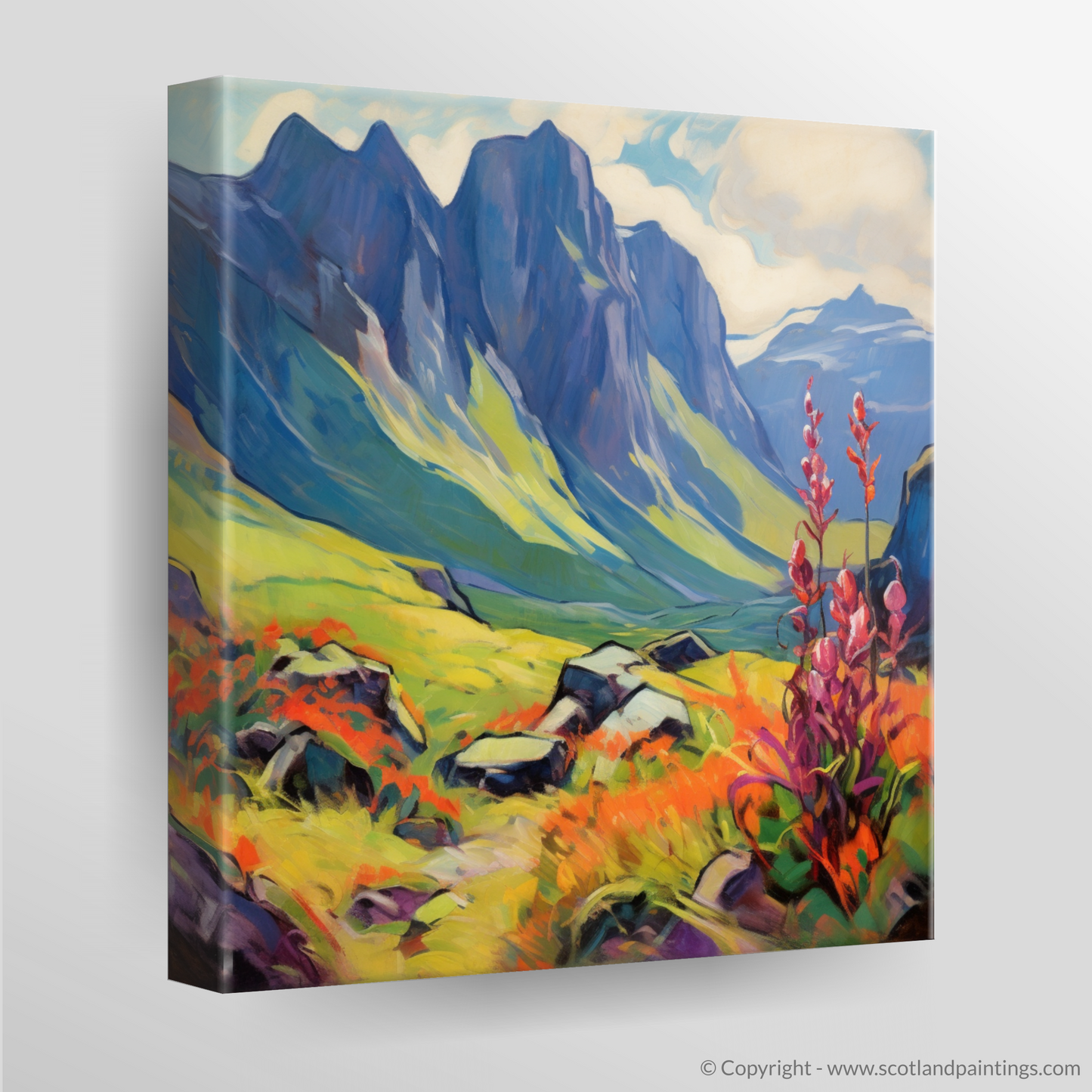 Mountain Sorrel of Glen Coe: A Fauvist Ode to Scottish Flora