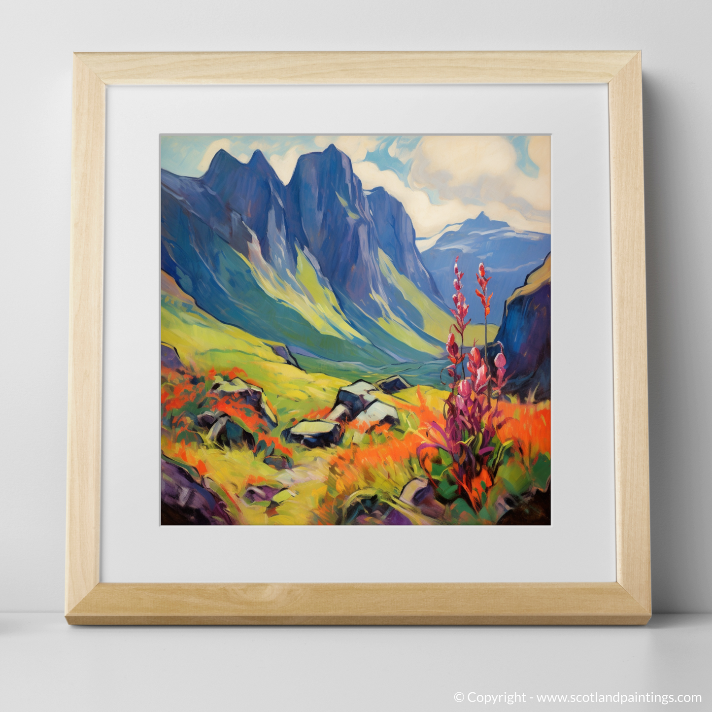 Mountain Sorrel of Glen Coe: A Fauvist Ode to Scottish Flora