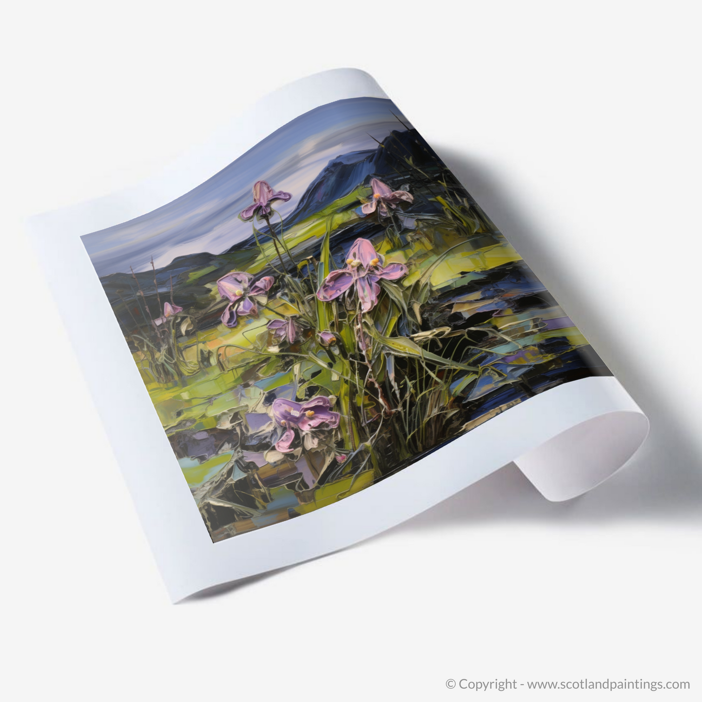 Butterwort's Embrace: A Journey through Ardnamurchan's Moody Blooms