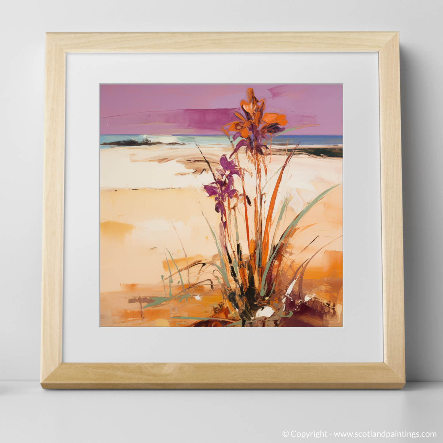 Coralroot Orchids on Forvie Dunes: An Abstract Impression of Scottish Wilderness