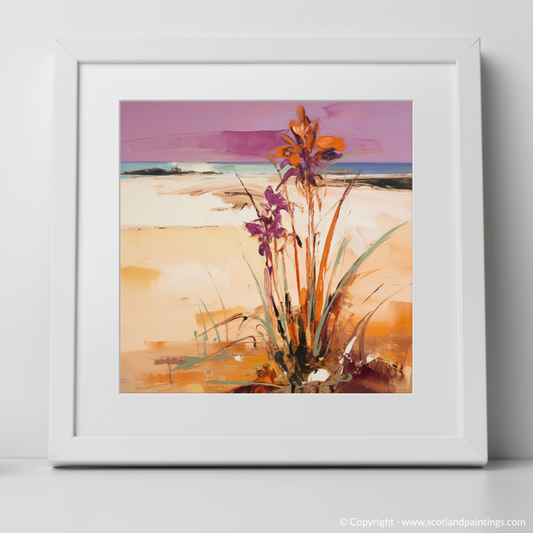 Coralroot Orchids on Forvie Dunes: An Abstract Impression of Scottish Wilderness