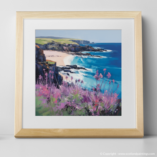 Dancing Sea Thrift at St Abbs Head Cliffs