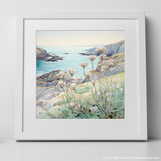 Art Nouveau Whisperings of Sea Campion on Cape Wrath Cliffs