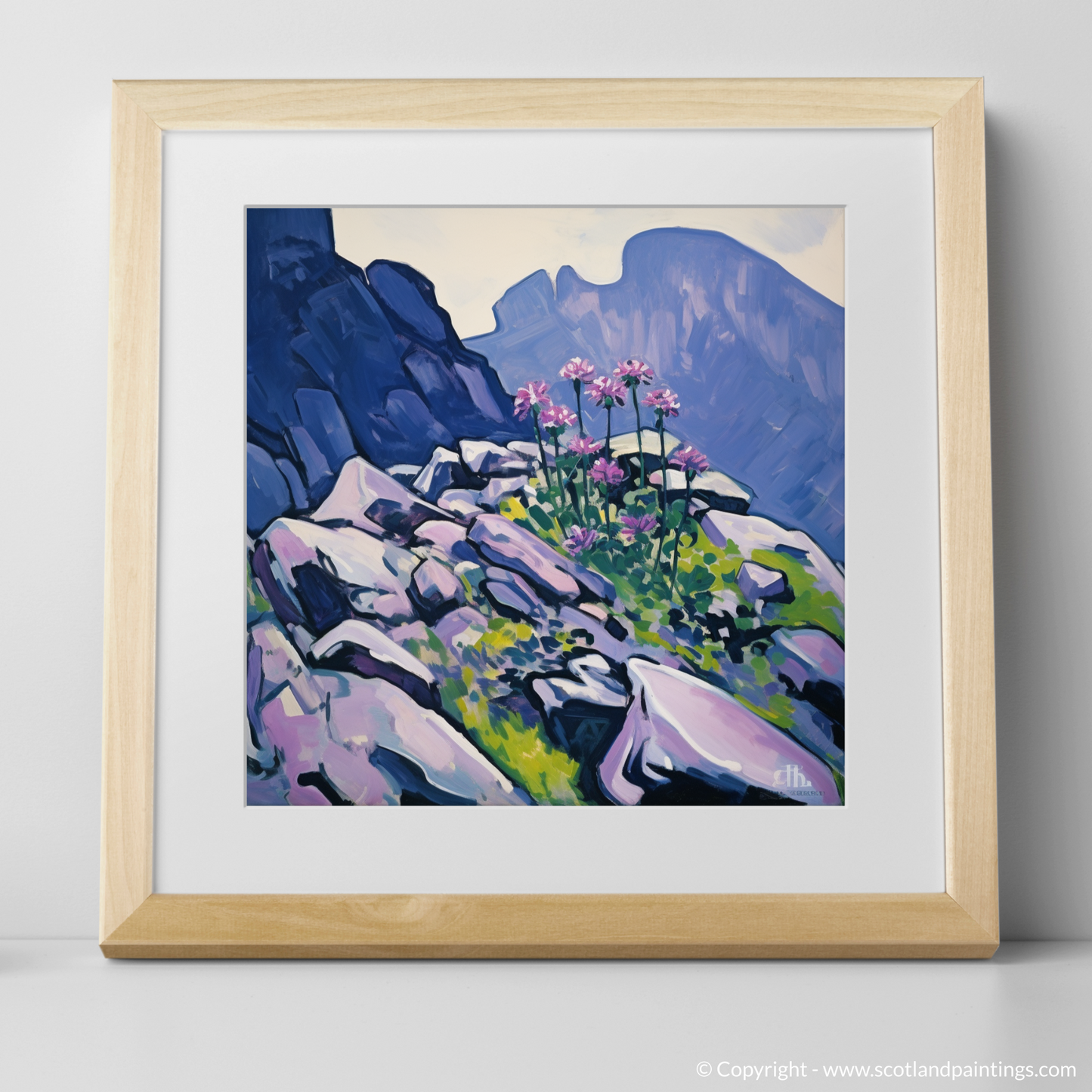 Wild Blooms on Ben Nevis: A Fauvist Tribute to Scottish Flora