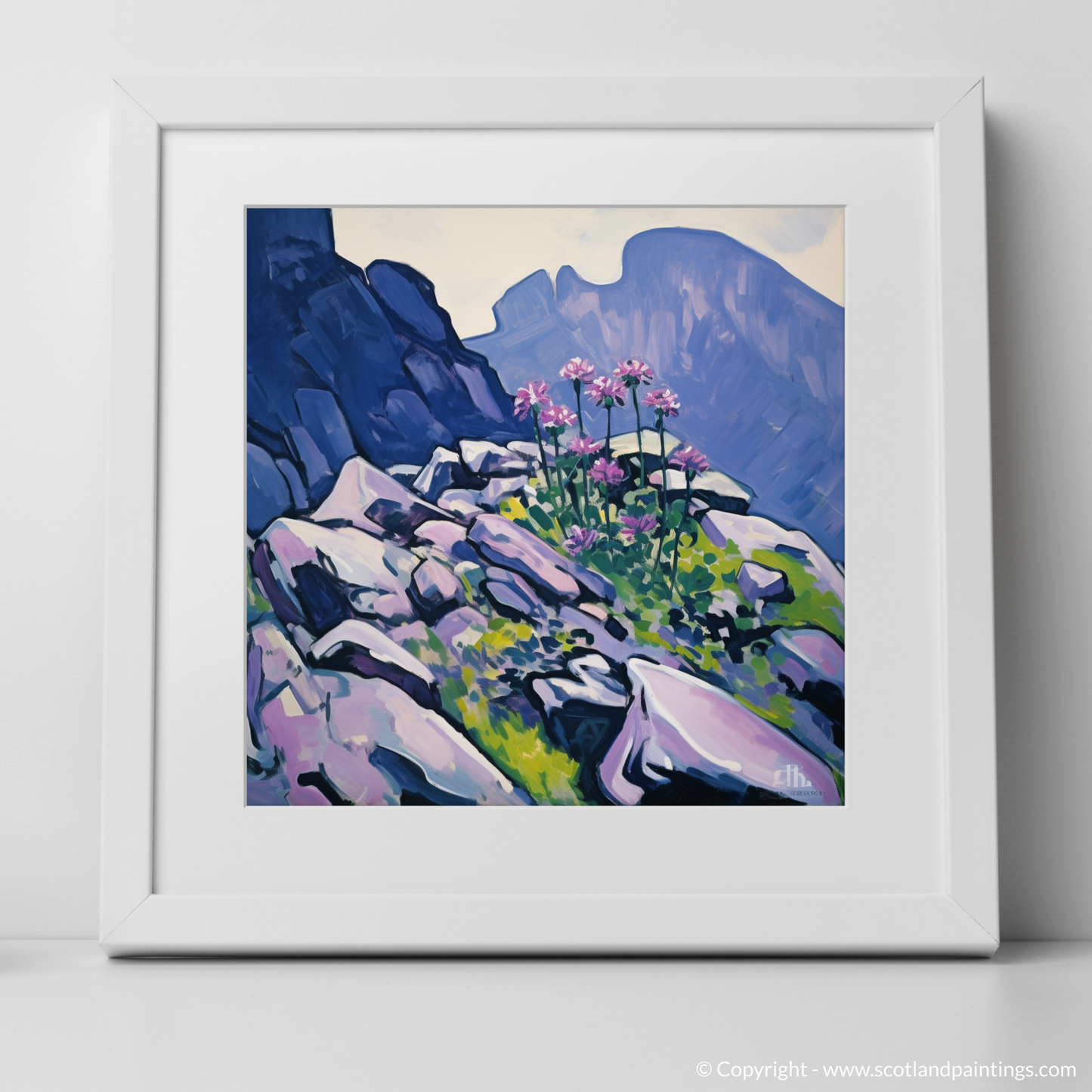 Wild Blooms on Ben Nevis: A Fauvist Tribute to Scottish Flora