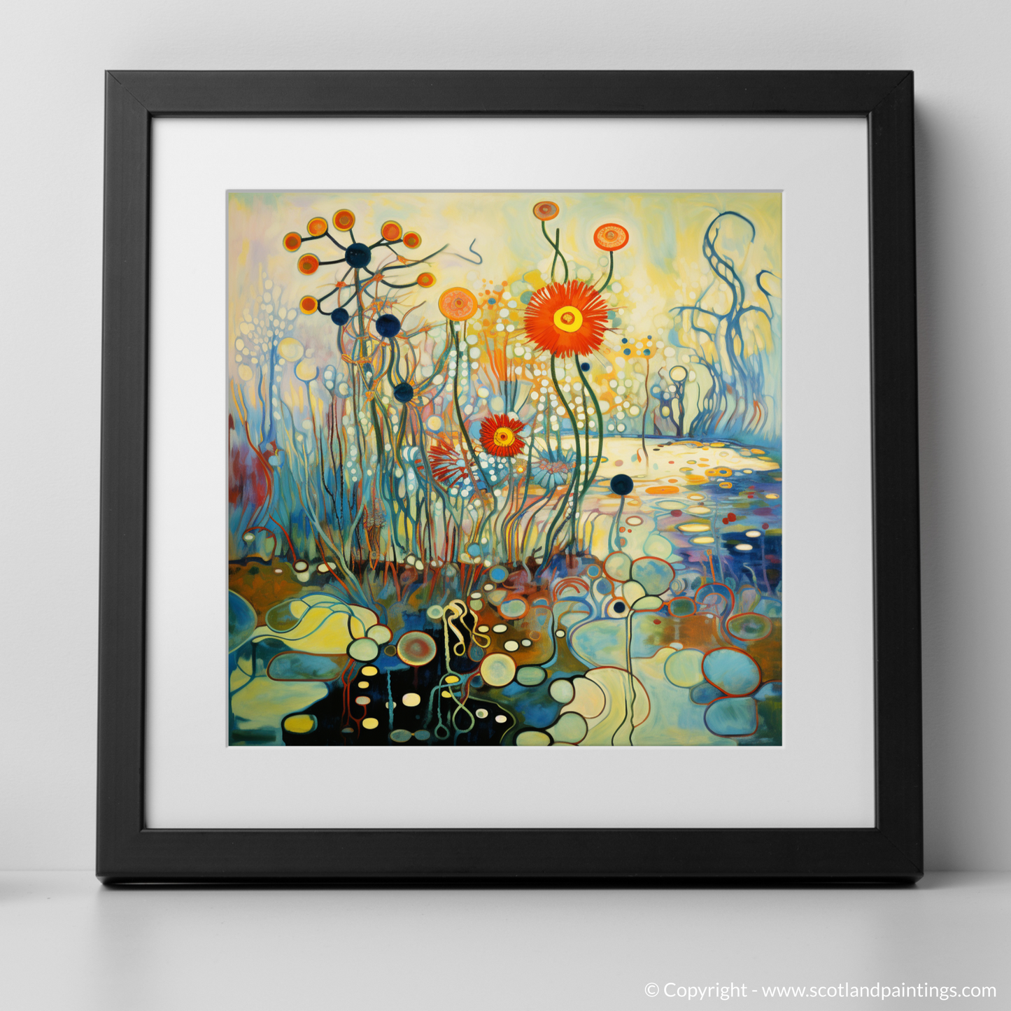 Sundew Whimsy: An Abstract Ode to Flow Country Wetlands