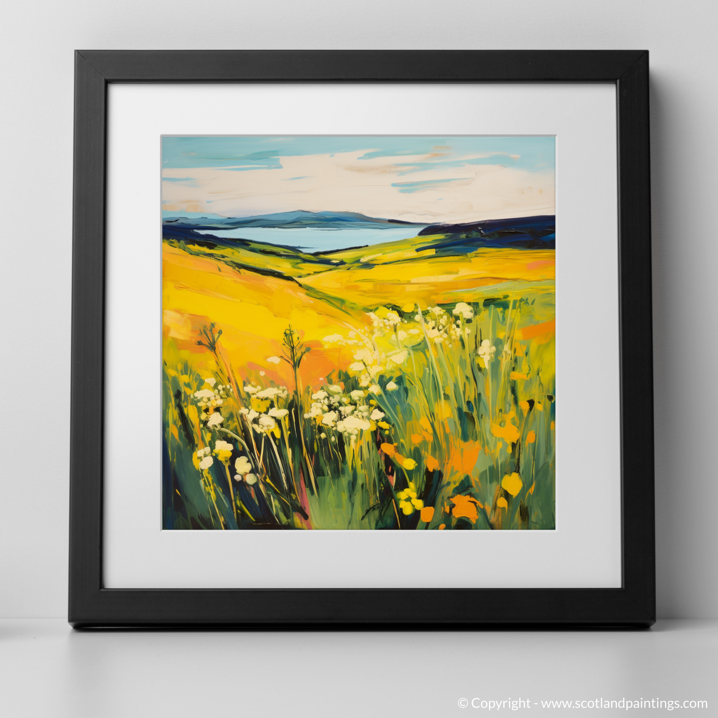 Machair Radiance: Fauvist Ode to Lady's Bedstraw