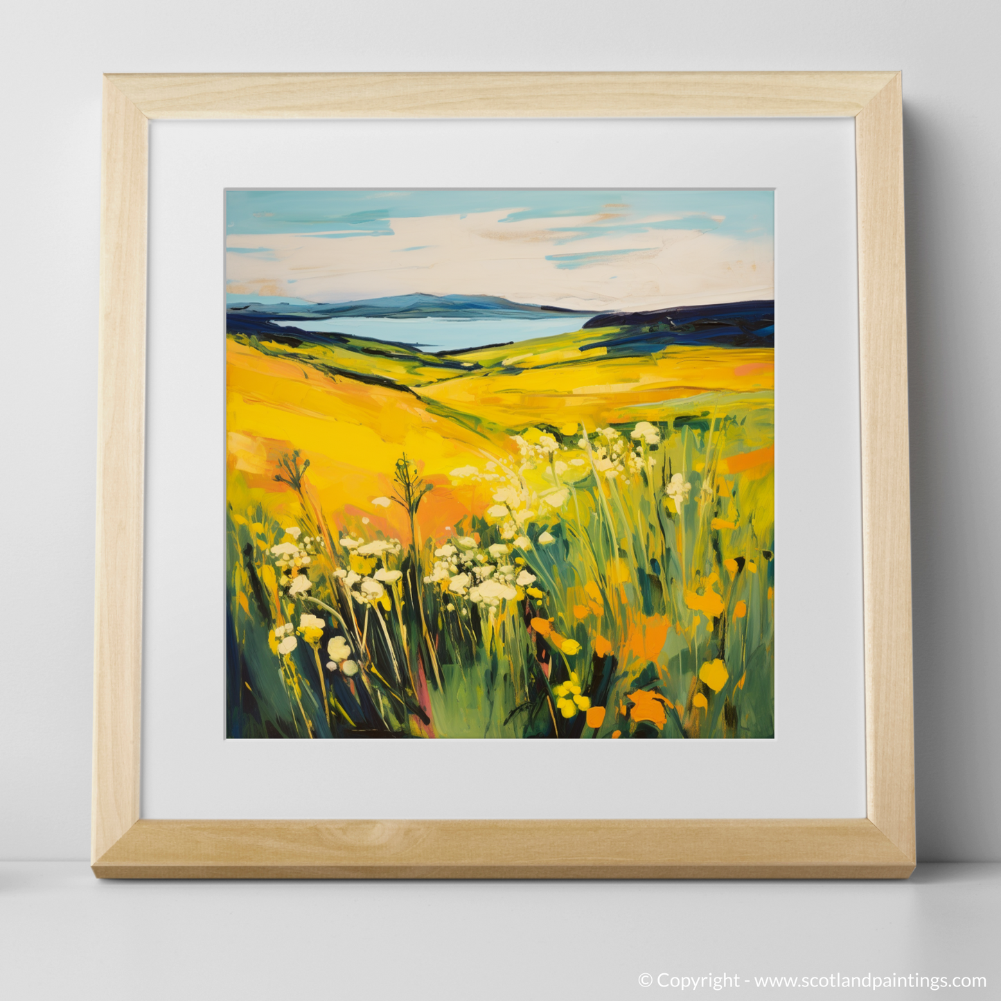 Machair Radiance: Fauvist Ode to Lady's Bedstraw