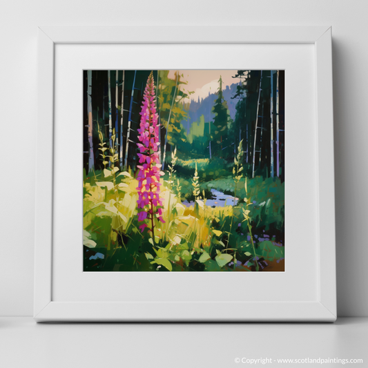 Foxglove Sentinel: A Vibrant Ode to Scottish Woodlands