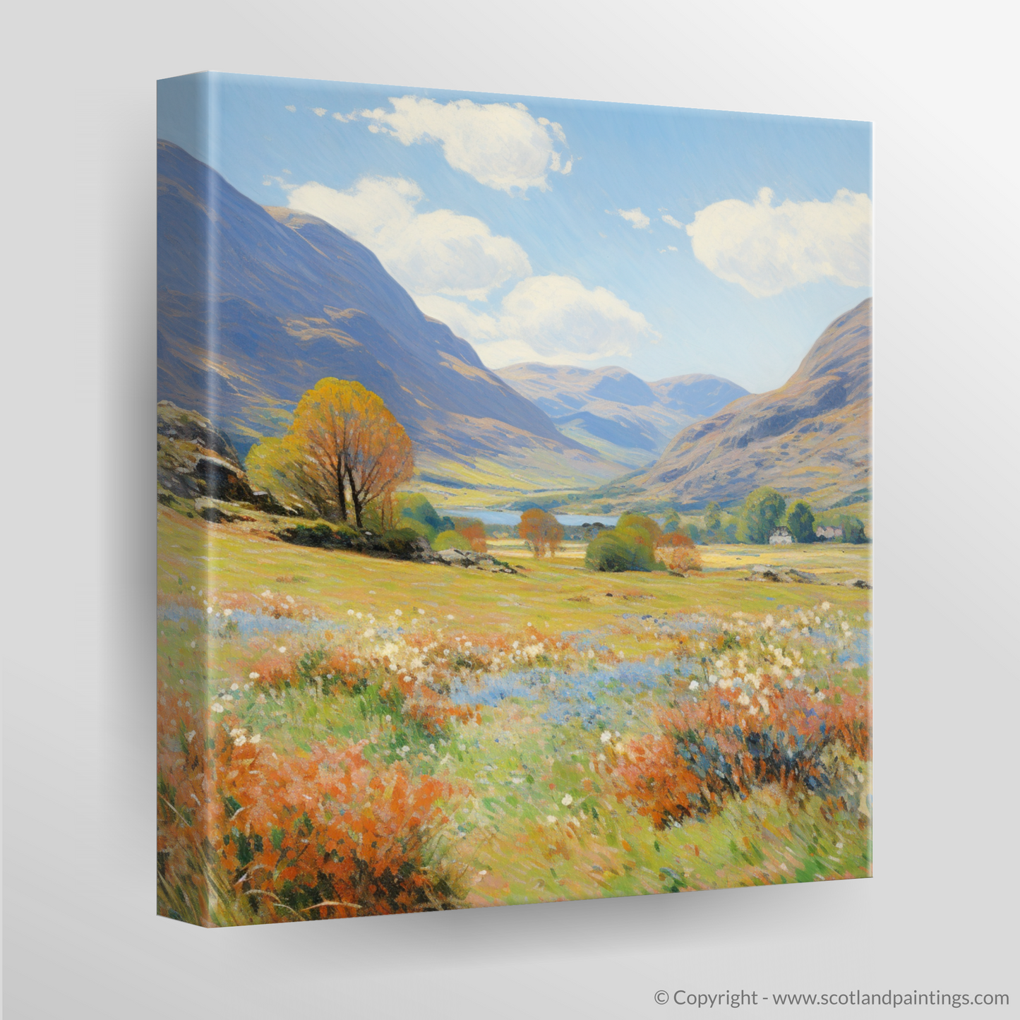 Impressionist Moments in Glenfinnan: Tormentil Splendour