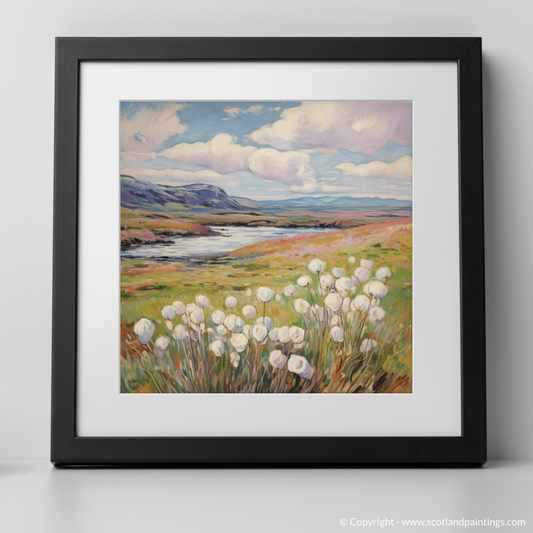 Whispers of Skye: Cotton Grass Serenade in the Upland Bogs