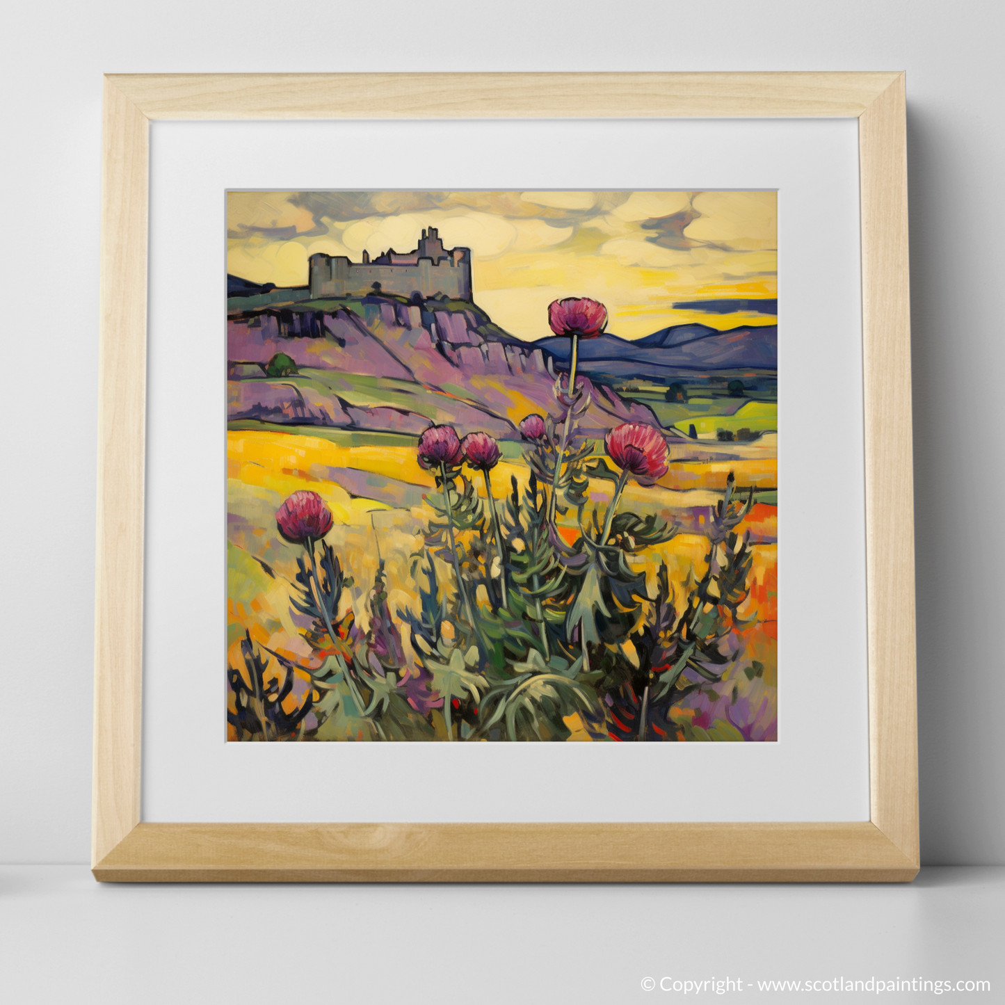 Thistle in the Highlands: A Fauvist Ode to Scottish Resilience