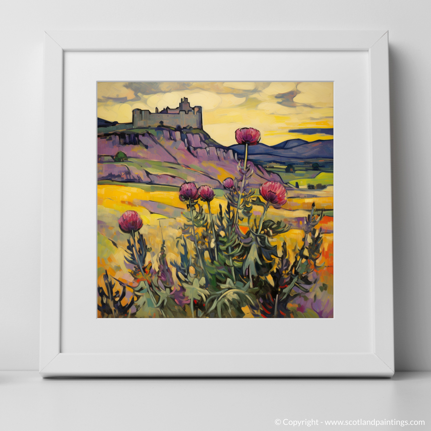 Thistle in the Highlands: A Fauvist Ode to Scottish Resilience