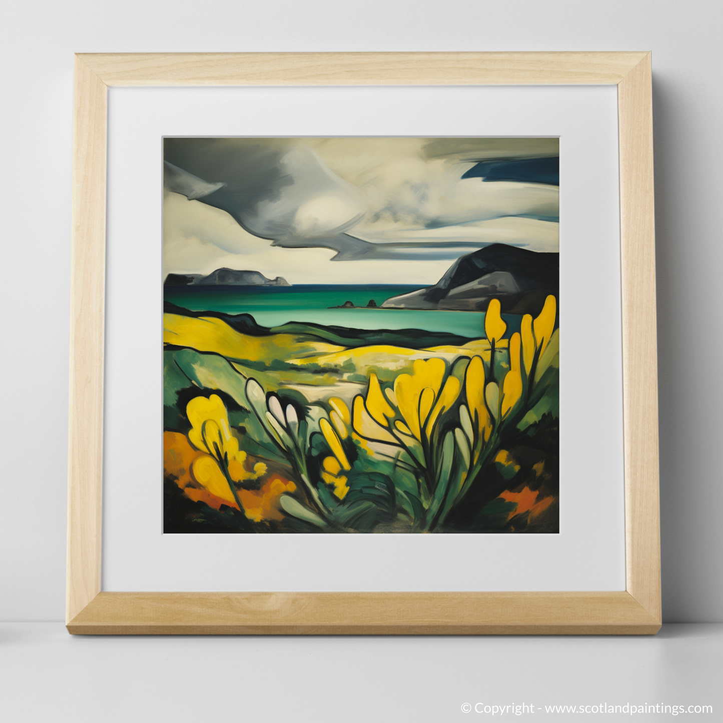 Gorse in the Heathlands of Isle of Harris: Abstract Impressions of Scotland's Wild Beauty