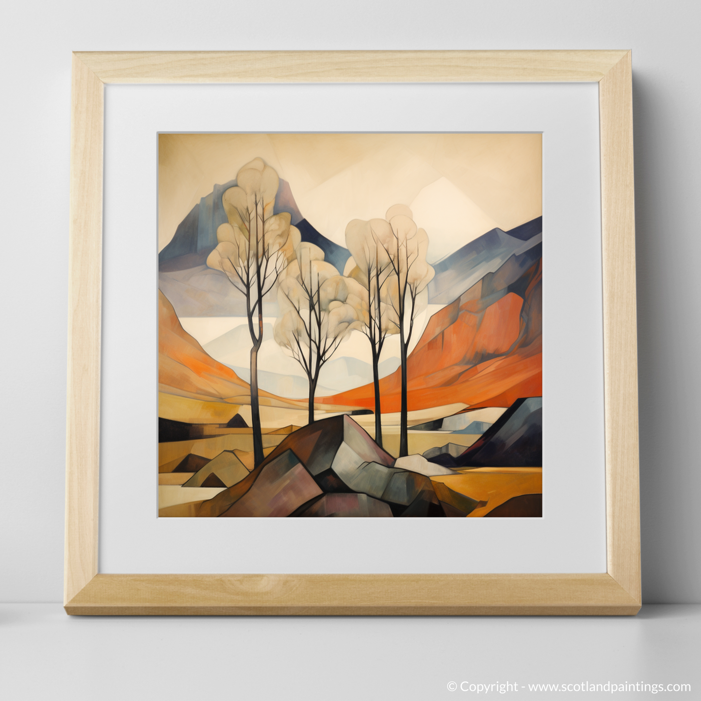 Cubist Highlands: The Torridon Birches