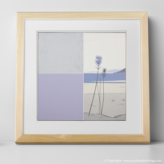 Serene Shores and Wild Flora: Abstract Sea Holly of Sandwood Bay