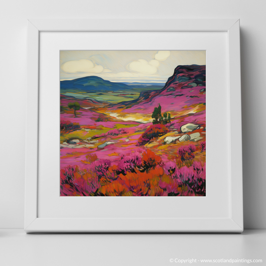 Vibrant Cairngorms: A Fauvist Ode to Bell Heather