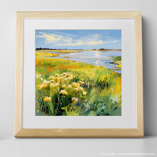 Salt Marsh Serenade: An Impressionistic Tribute to Scottish Coastal Flora