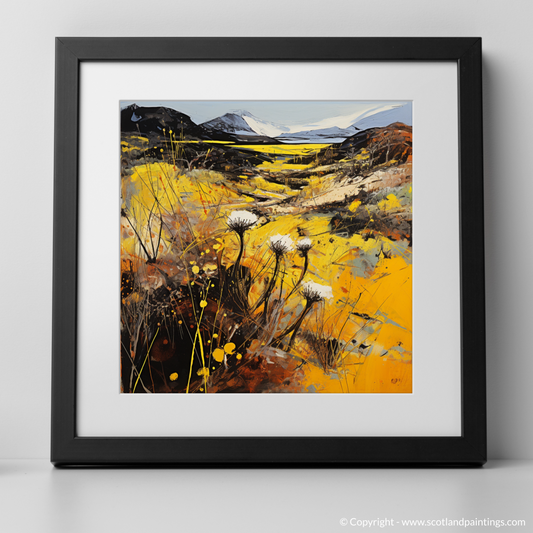 Coltsfoot in the Wild: An Abstract Impression of the Scottish Highlands