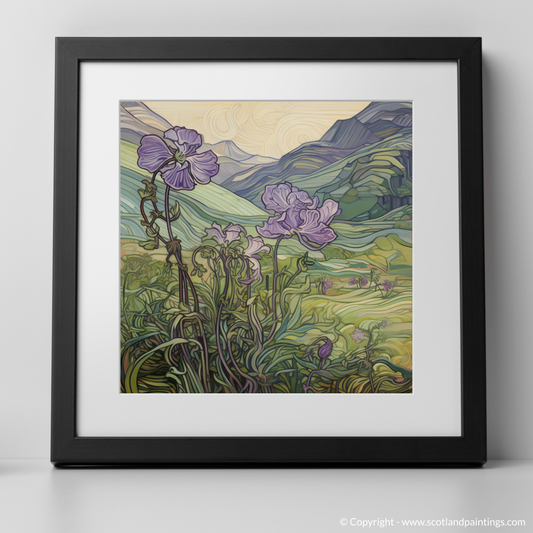 Art Nouveau Wood Cranesbill in Glencoe Meadows