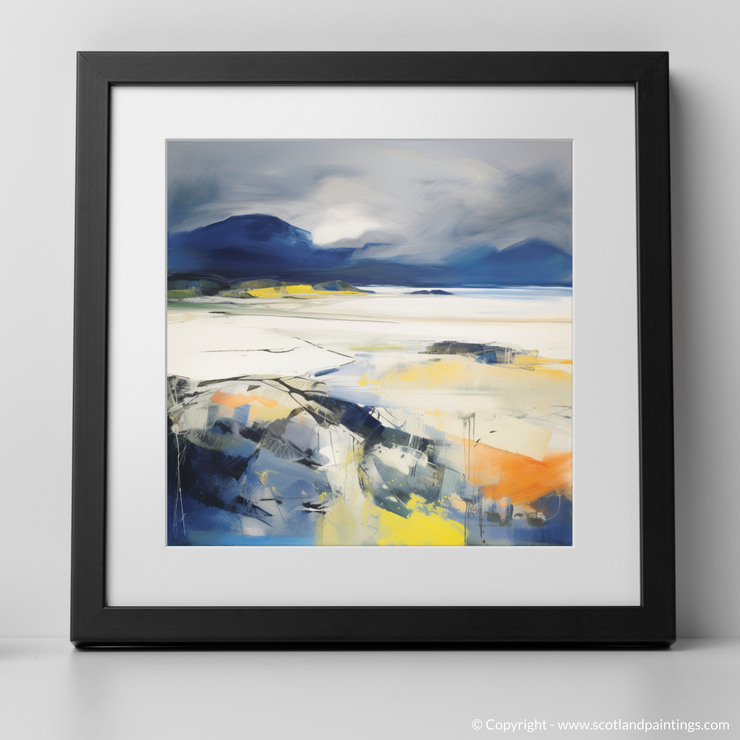 Stormy Serenity: An Abstract Ode to Mellon Udrigle Beach