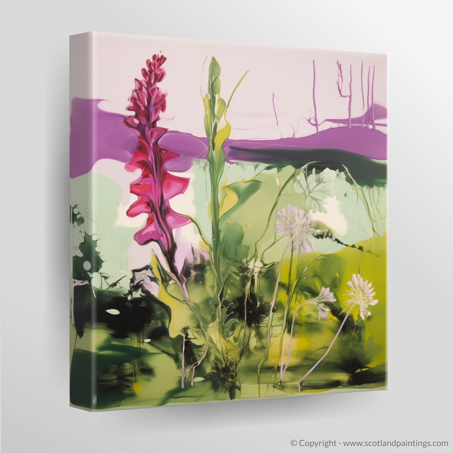 Foxglove Fantasy: A Dreamlike Embrace of Scottish Woodlands