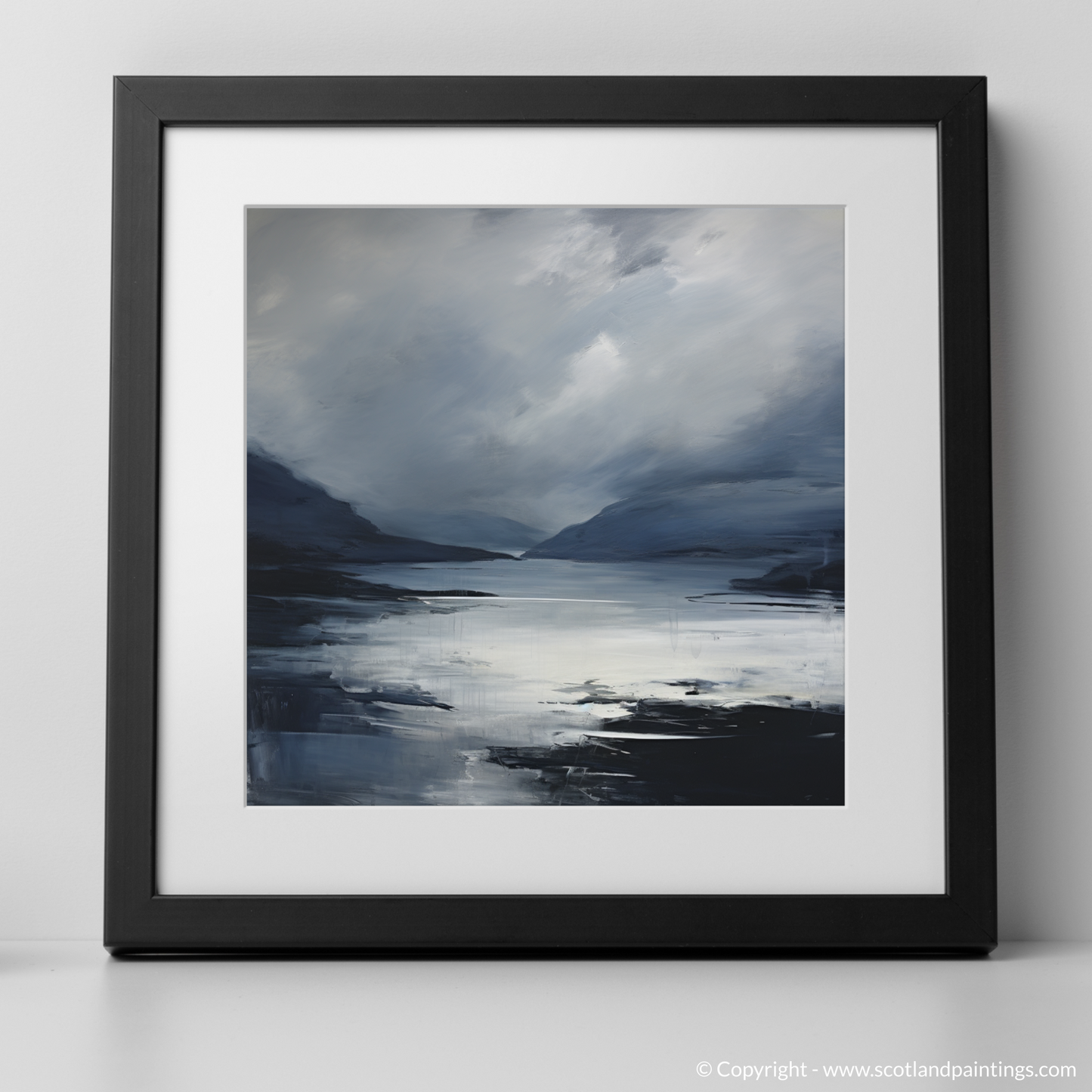 Tempest over Shieldaig Bay: An Abstract Ode to Scottish Coves