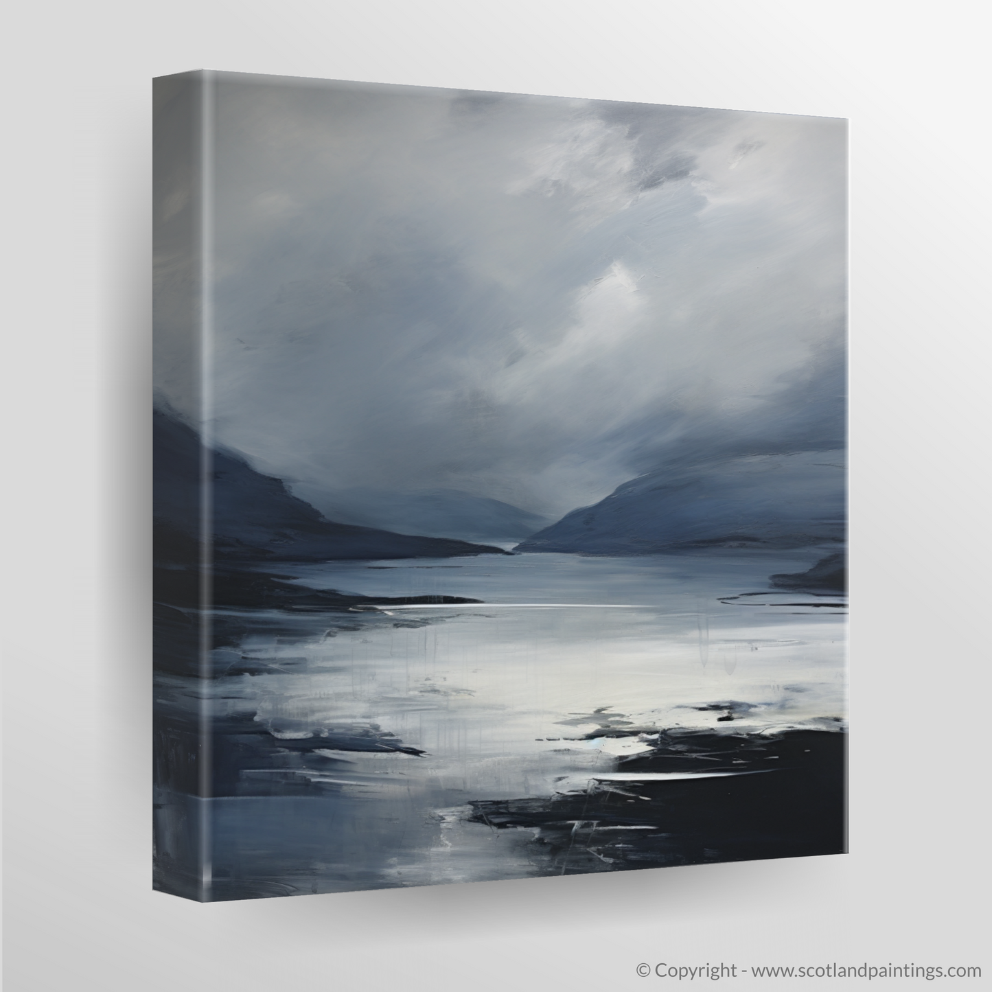 Tempest over Shieldaig Bay: An Abstract Ode to Scottish Coves